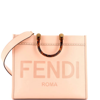 Fendi Sunshine Shopper Tote Leather Medium