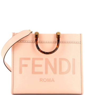 Fendi Sunshine Shopper Tote Leather Medium