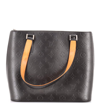 Louis Vuitton Mat Stockton Handbag Monogram Vernis
