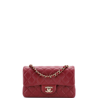 Chanel Classic Single Flap Bag Quilted Lambskin Mini