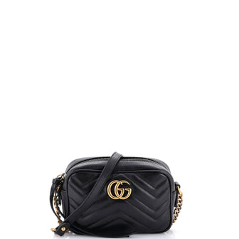 Gucci GG Marmont Shoulder Bag Matelasse Leather Mini