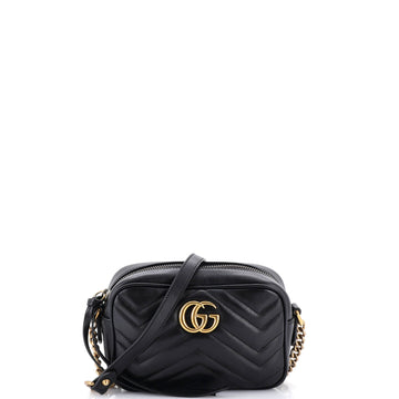 Gucci GG Marmont Shoulder Bag Matelasse Leather Mini