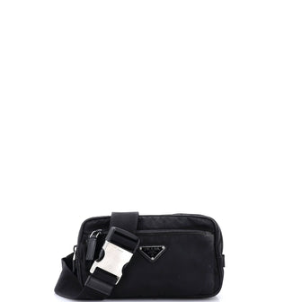 Prada Zip Waist Bag Tessuto Small