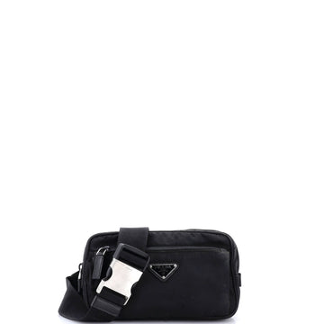 Prada Zip Waist Bag Tessuto Small