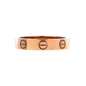 Cartier Love Wedding Band Ring 18K Rose Gold