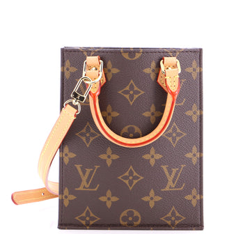 Louis Vuitton Petit Sac Plat Bag Monogram Canvas