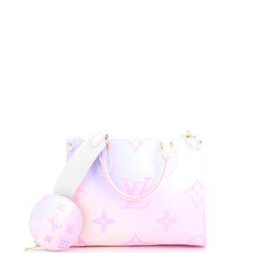 Louis Vuitton OnTheGo Tote Spring in the City Monogram Giant Canvas PM