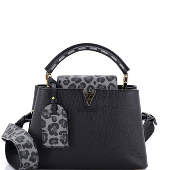 Louis Vuitton Capucines Bag Wild at Heart Leopard Print Taurillon Leather BB