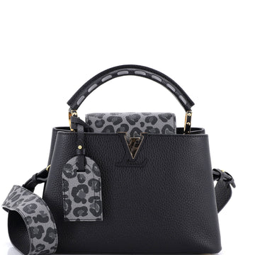 Louis Vuitton Capucines Bag Wild at Heart Leopard Print Taurillon Leather BB