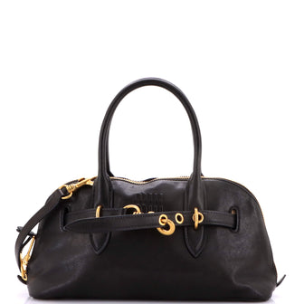 Miu Miu Aventure Top Handle Bag Leather Regular