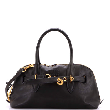 Miu Miu Aventure Top Handle Bag Leather Regular