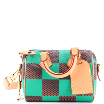 Louis Vuitton Speedy Bandouliere Bag Damier Pop 18