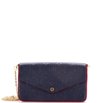 Louis Vuitton Felicie Pochette Monogram Empreinte Leather