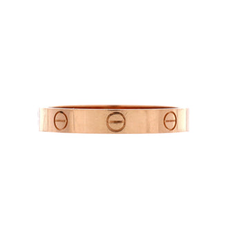 Cartier Love Wedding Band Ring 18K Rose Gold