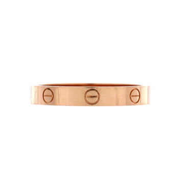 Cartier Love Wedding Band Ring 18K Rose Gold