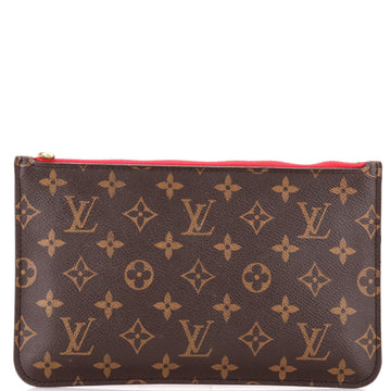 Louis Vuitton Neverfull Pochette Monogram Canvas Large