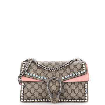 Gucci Dionysus Bag Crystal Embellished GG Coated Canvas Small