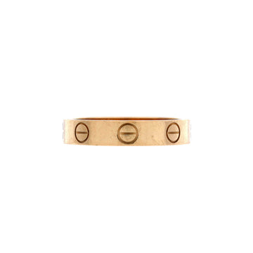 Cartier Love Wedding Band Ring 18K Yellow Gold