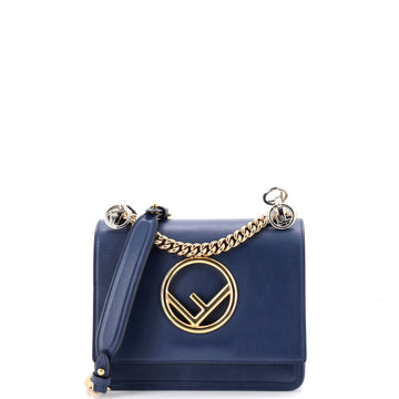 Fendi Kan I F Shoulder Bag Leather Small