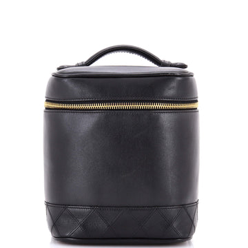 Chanel Vintage Cosmetic Case Lambskin Tall