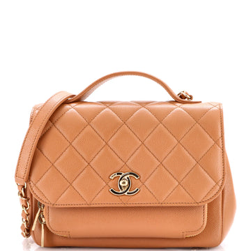 Chanel Business Affinity Flap Bag Quilted Caviar Small