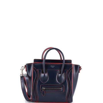Celine Luggage Bag Smooth Leather Nano
