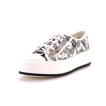 Christian Dior Women's Walk'N'Dior Sneakers Embroidered Canvas