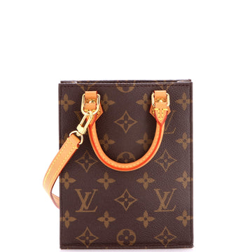 Louis Vuitton Petit Sac Plat Bag Monogram Canvas