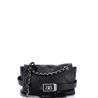 Balenciaga Modu Chain Flap Bag Leather Medium