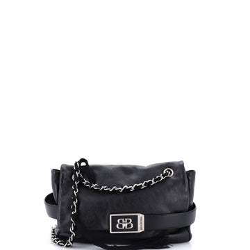 Balenciaga Modu Chain Flap Bag Leather Medium
