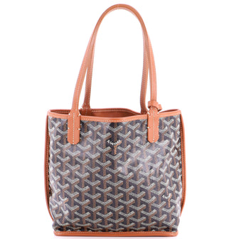 Goyard Anjou Reversible Tote Coated Canvas Mini