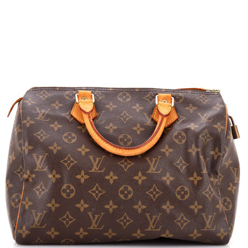 Louis Vuitton Speedy Handbag Monogram Canvas 30