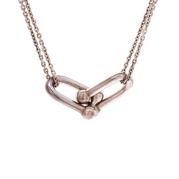 Tiffany & Co. HardWear Double Link Pendant Necklace Sterling Silver