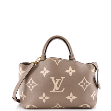 Louis Vuitton Petit Palais Handbag Bicolor Monogram Empreinte Giant