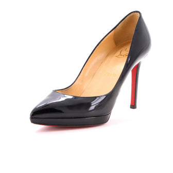 Christian Louboutin Women's Pigalle Plato Pumps Patent 100