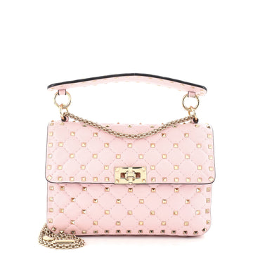 Valentino Garavani Rockstud Spike Flap Bag Quilted Leather Medium