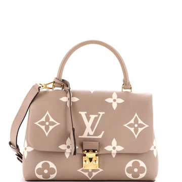 Louis Vuitton Madeleine Handbag Bicolor Monogram Empreinte Giant MM
