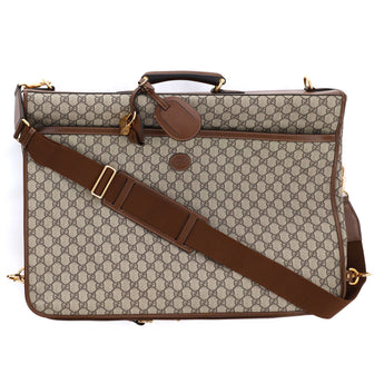 Gucci Retro Interlocking G Garment Bag GG Coated Canvas