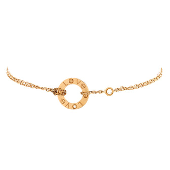 Cartier 2 Diamonds Love Bracelet 18K Yellow Gold with Diamonds