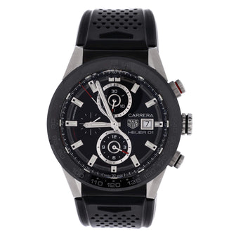 Tag Heuer Carrera Calibre Heuer 01 Chronograph Automatic Watch Stainless Steel with Ceramic 43