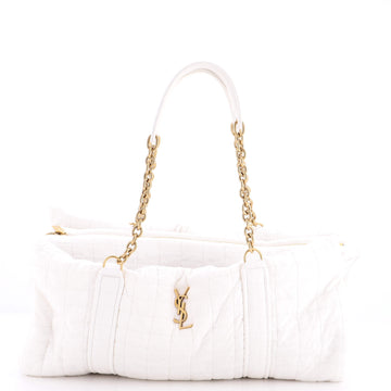 Saint Laurent Gloria Duffle Bag Quilted Nylon