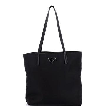 Prada Padded Open Tote Tessuto with Saffiano Leather Medium