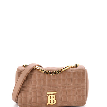 Burberry Lola Shoulder Bag Quilted Lambskin Small