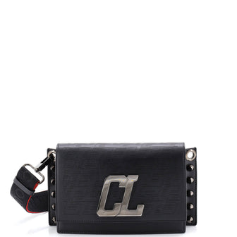 Christian Louboutin Wallstrap Messenger Bag Perforated Leather