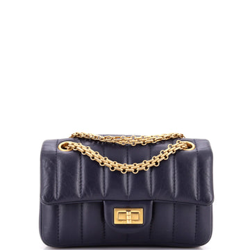 Chanel Reissue 2.55 Flap Bag Vertical Quilted Calfskin Mini