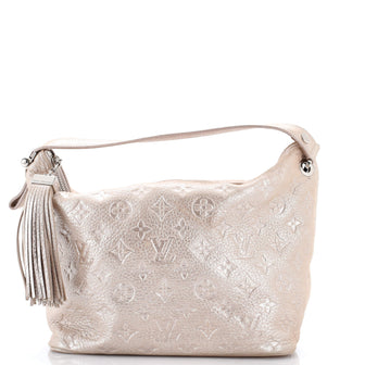 Louis Vuitton Halo Handbag Limited Edition Shimmer Monogram Embossed Leather