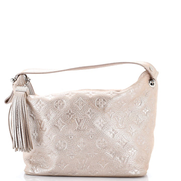 Louis Vuitton Halo Handbag Limited Edition Shimmer Monogram Embossed Leather