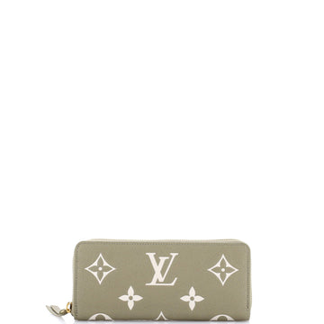 Louis Vuitton Clemence Wallet Bicolor Monogram Empreinte Giant