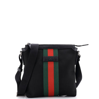Gucci Web Messenger Bag Techno Canvas Small