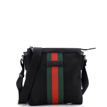 Gucci Web Messenger Bag Techno Canvas Small